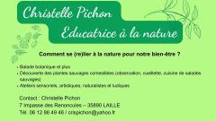 Christelle Pichon Educatrice à la nature
